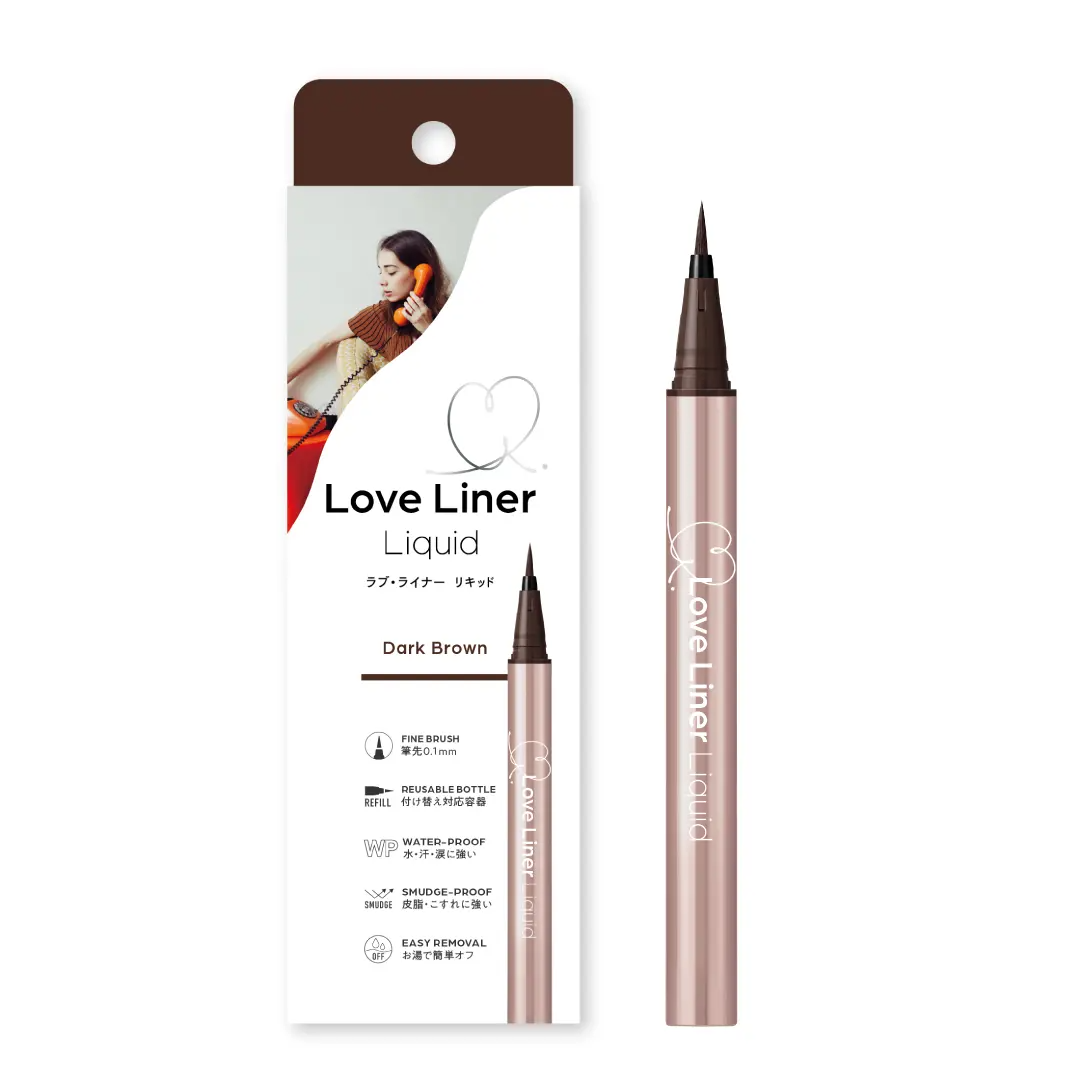Love Liner 持久液體防水深棕色眼線筆