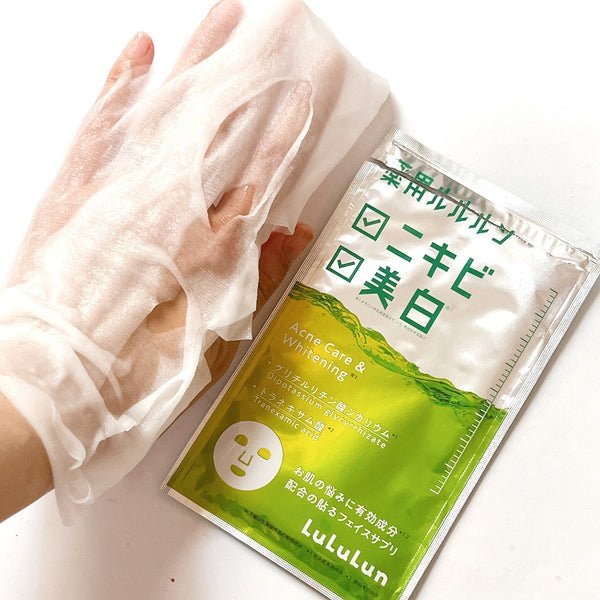Lululun 祛痘保養面膜，讓肌膚煥發光彩 4 片