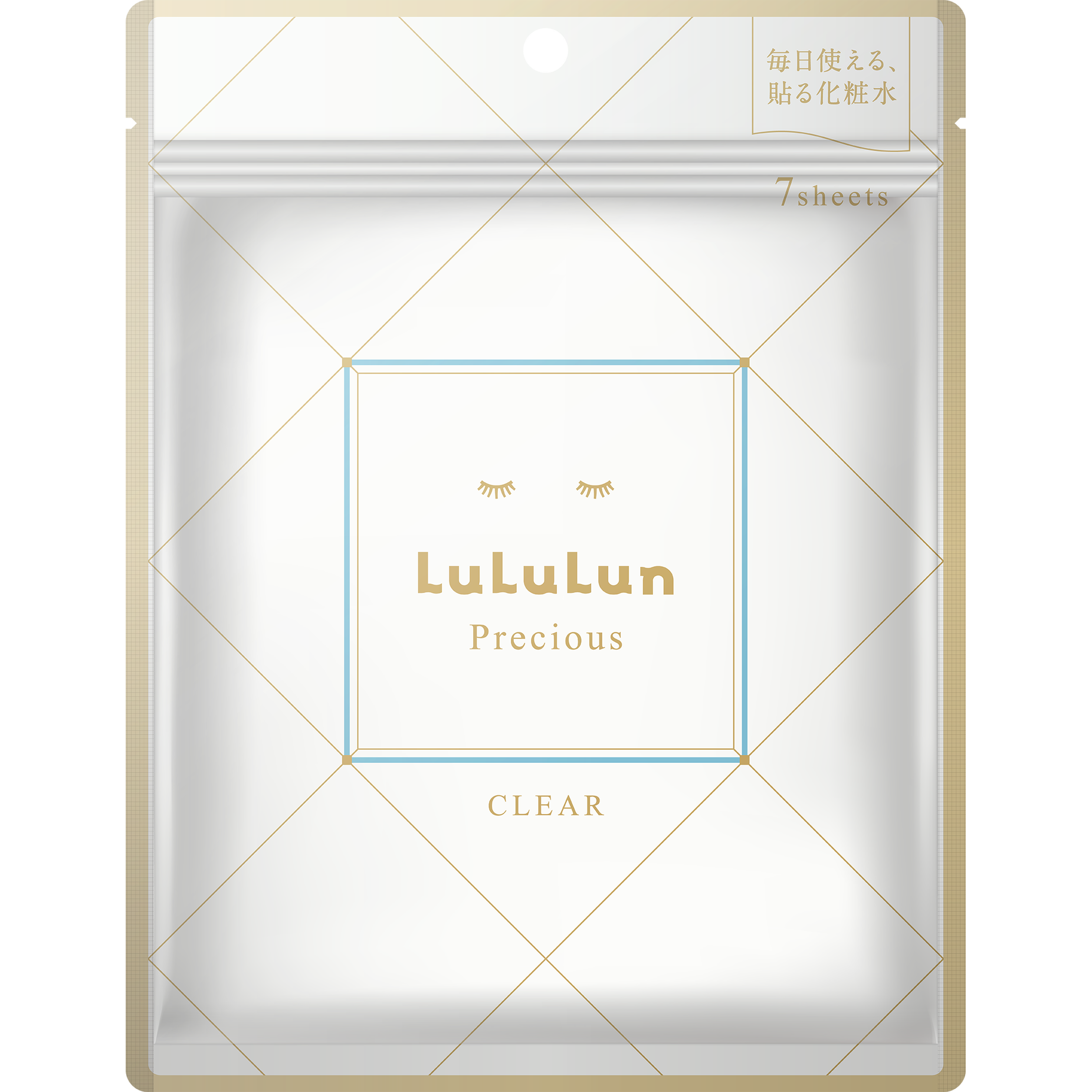 Lululun 珍貴美白透明面膜 7 片