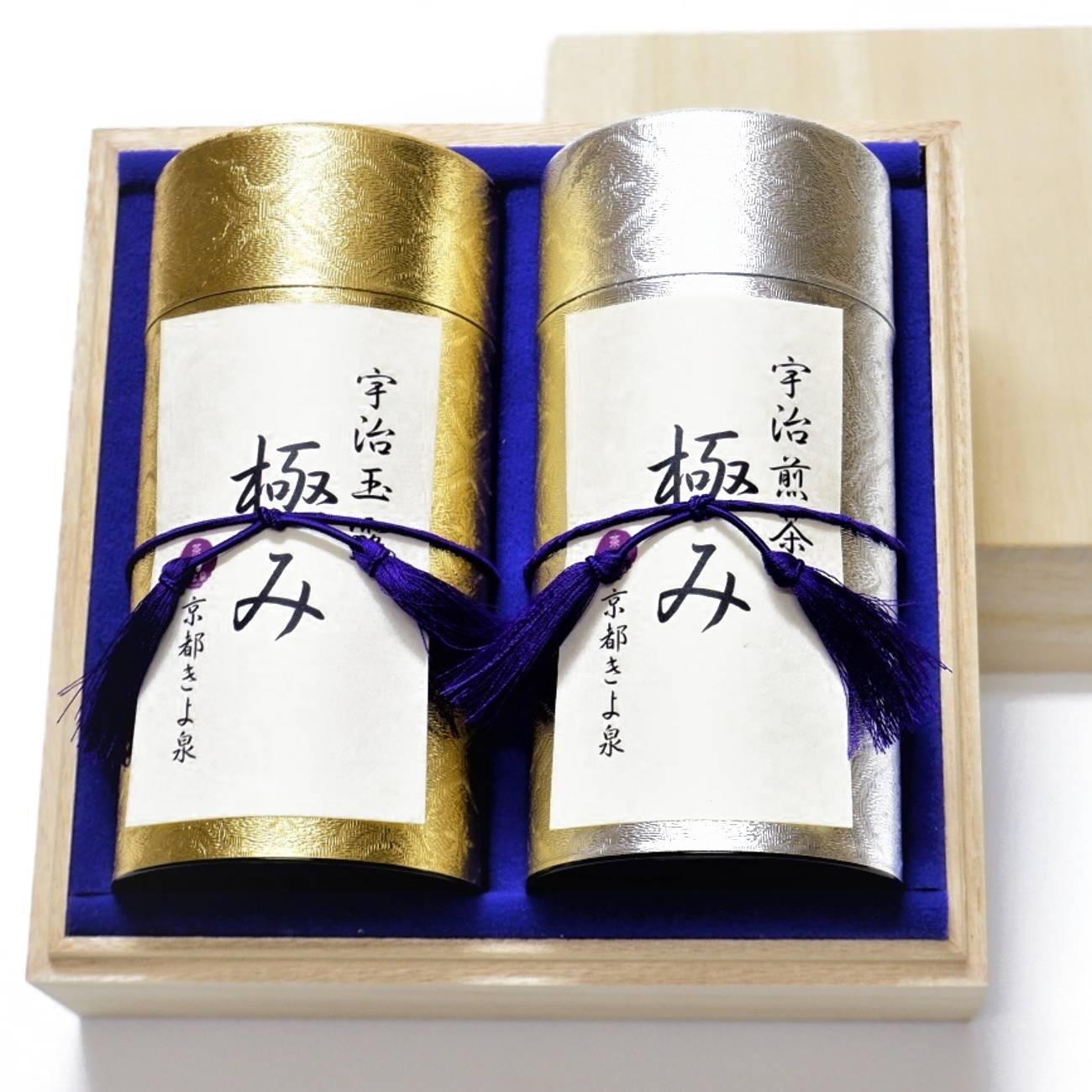 豪華競賽級宇治京都玉露和煎茶綠茶套裝盒