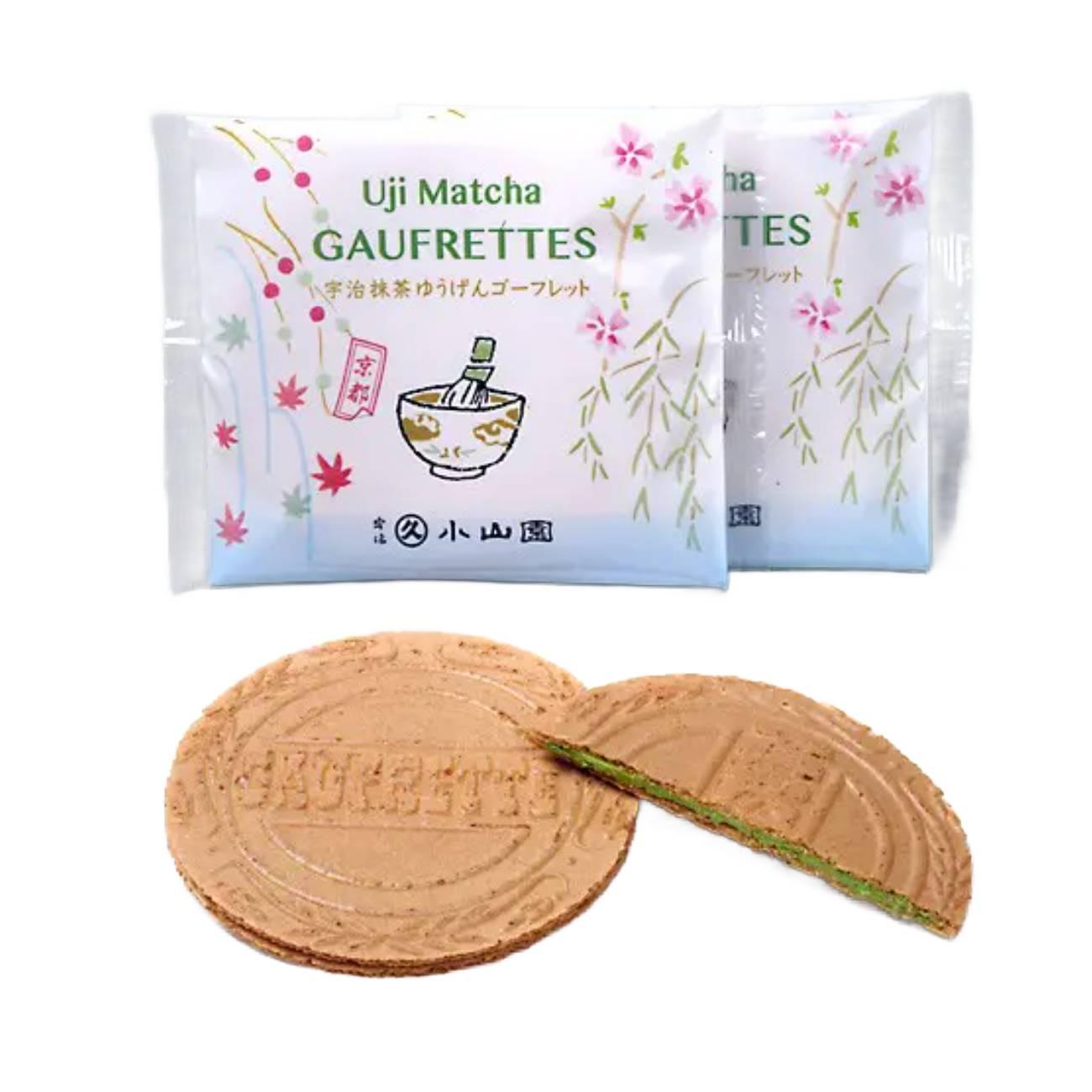 Marukyu 小山園 宇治抹茶奶油夾心華夫餅乾 8 塊