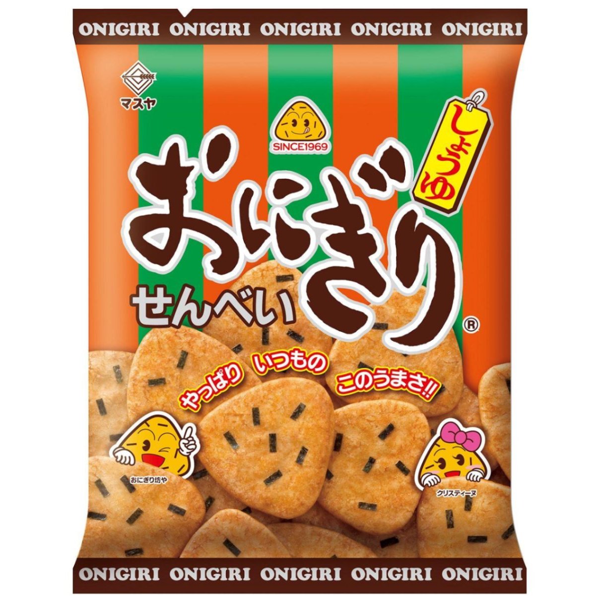 Masuya Onigiri Senbei 醬油味仙貝（盒12個）