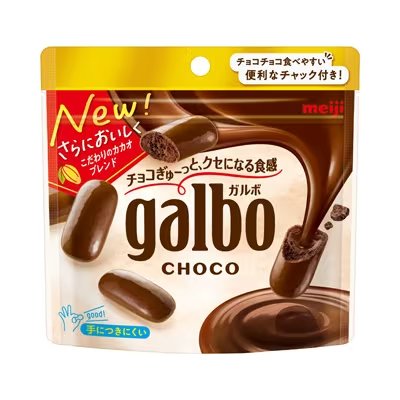 明治 Galbo 巧克力餅乾塊零食 59g