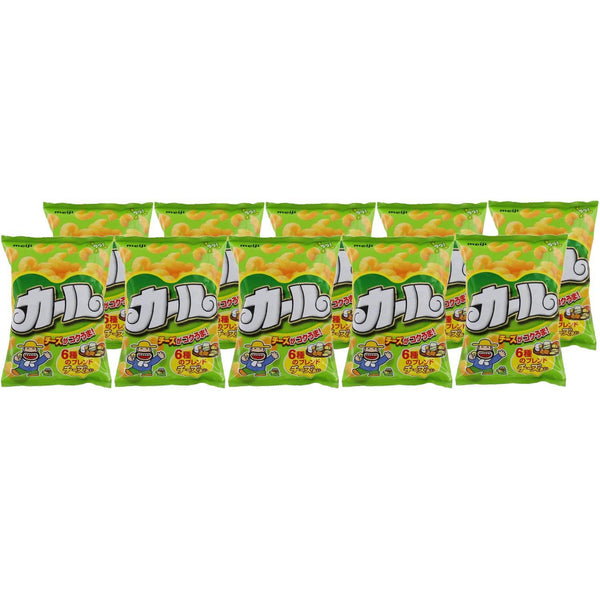明治卡爾起司捲玉米酥零食（盒10袋）
