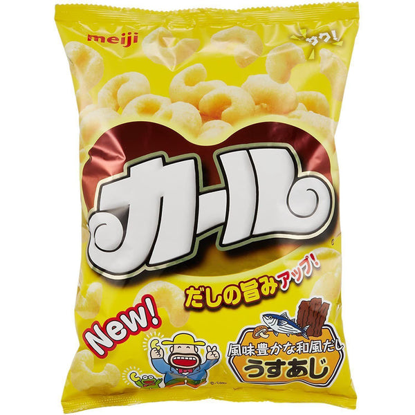 明治Karl 淡鹹玉米泡芙捲髮零食（盒10袋）