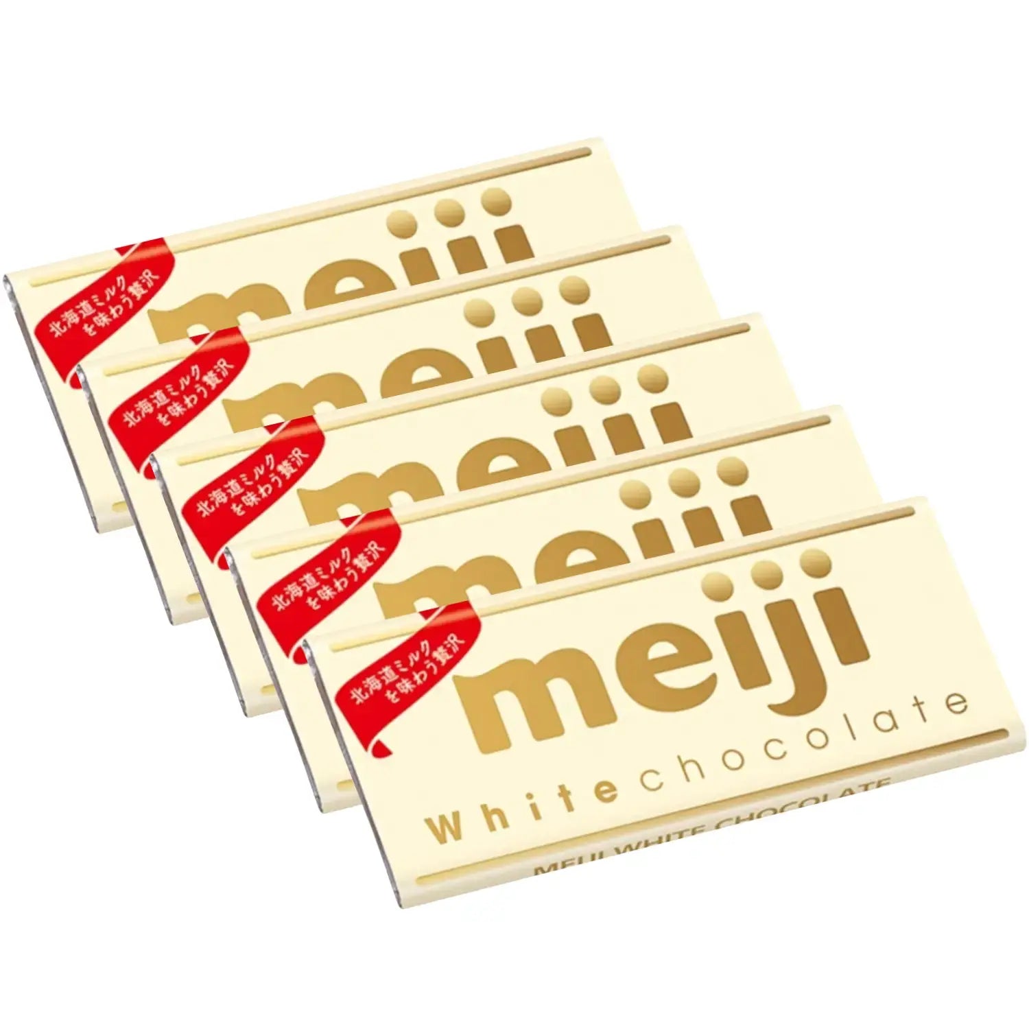 明治 White Chocolate 白巧克力棒 40g (5 條裝)