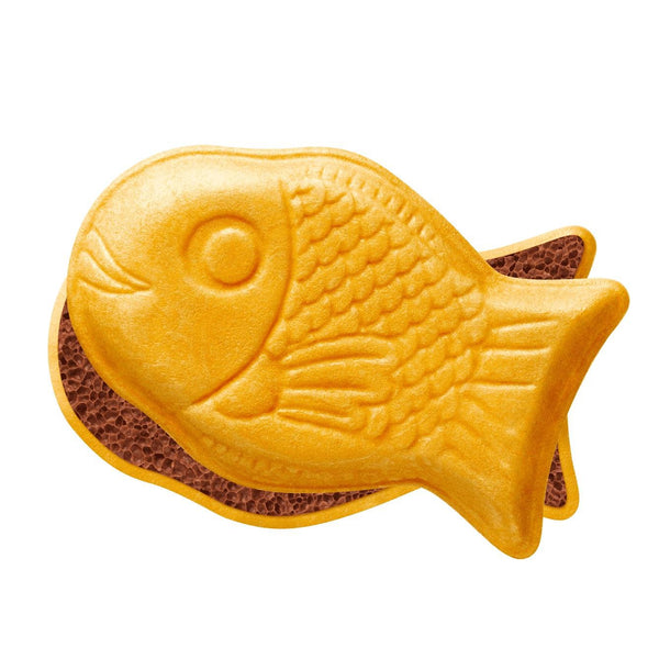Meito Pukupuku Tai Taiyaki 巧克力夾心魚形最中威化餅（10 片裝）