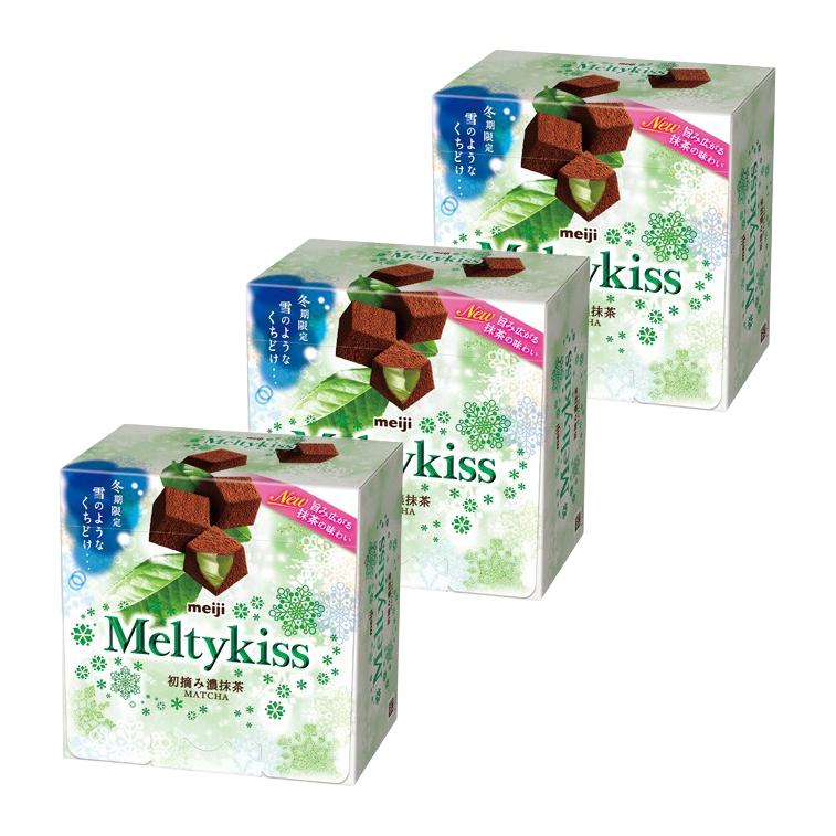 Meltykiss 抹茶軟融化巧克力抹茶塊 53 克（3 包）
