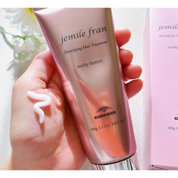 Milbon Jemile Fran Melty 奶油免沖洗護髮素 100 克