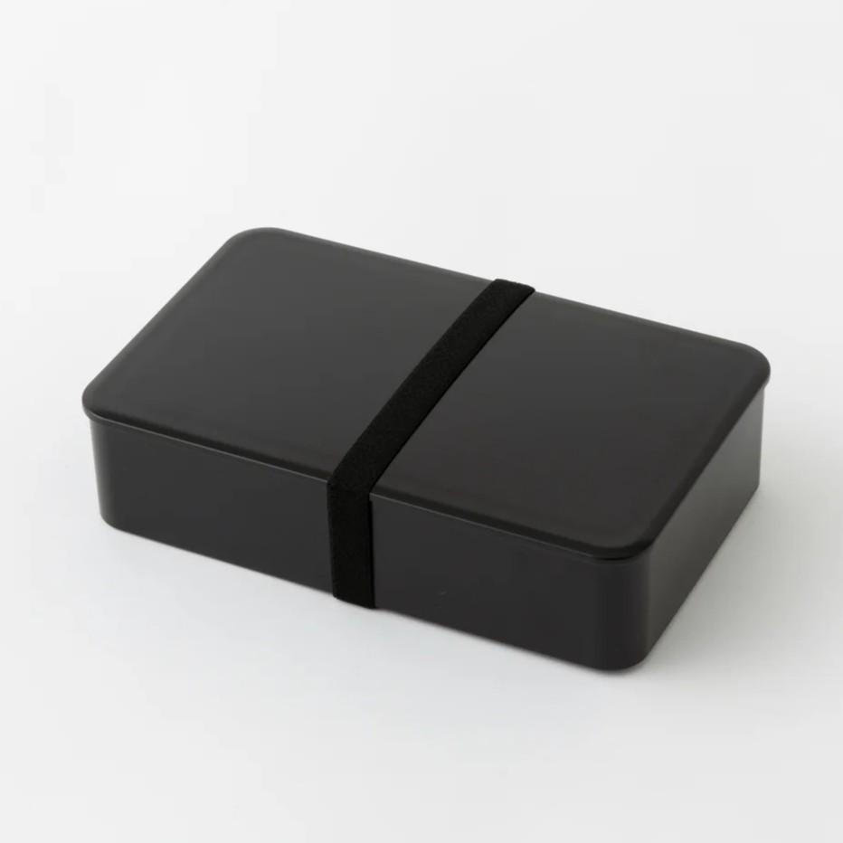 極簡黑色微波爐便當盒大容量1000ml