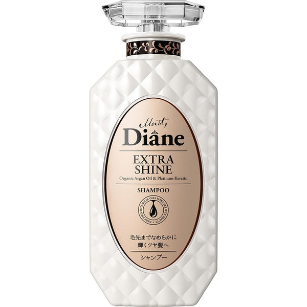 Moist Diane 洗髮精額外亮澤光澤頭髮有機摩洛哥堅果油和角蛋白 450 毫升