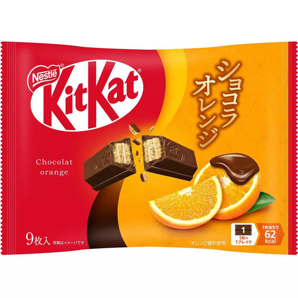 雀巢日本 Kit Kat 巧克力橙口味 9 條