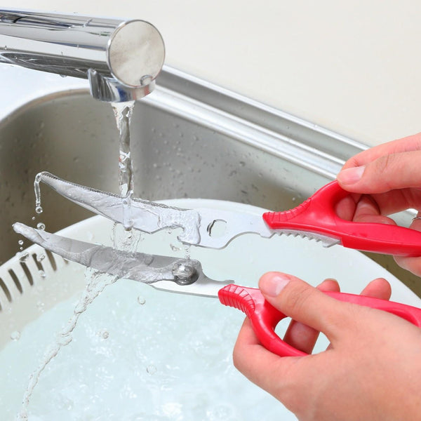 Nikken Separable Kitchen Scissors Curved Serrated Blade 250mm