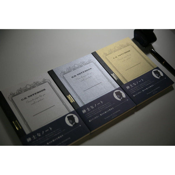 Nippon Note Premium CD 灰白色直紋筆記本 A5（96 頁）
