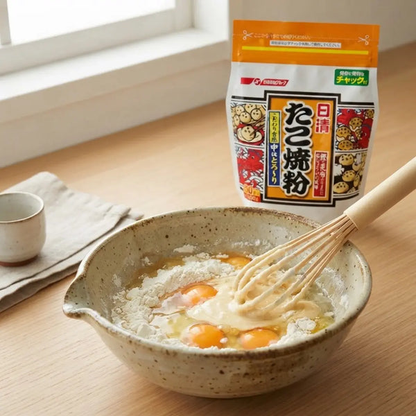 Nisshin 章魚燒麵粉混合調味章魚丸麵糊 500g
