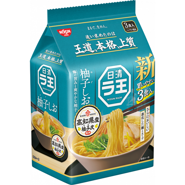 Nissin Raoh 即食柚子鹽拉麵 非油炸麵 3 份