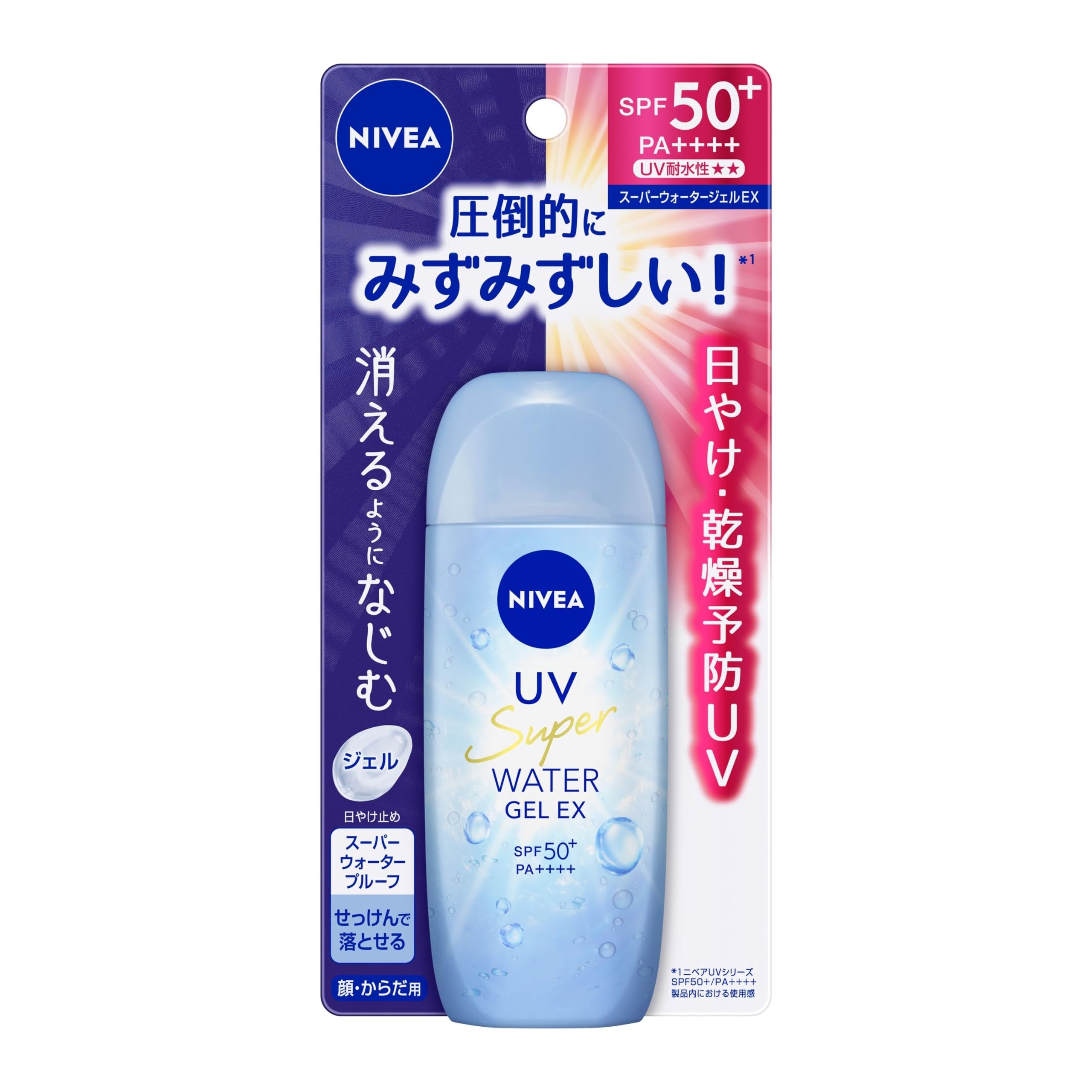 妮維雅 UV 超級水凝膠 Ex 防水防曬乳 SPF 50+ 80 公克