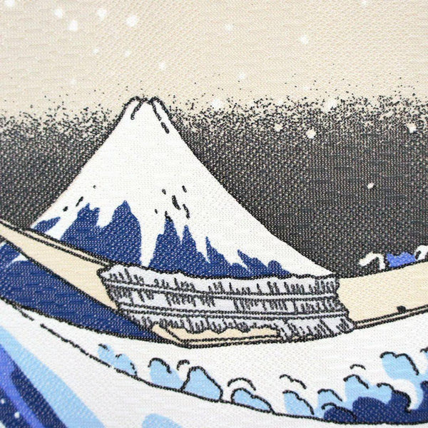 神奈川門簾巨浪印花葛飾北齋藝術日本窗簾