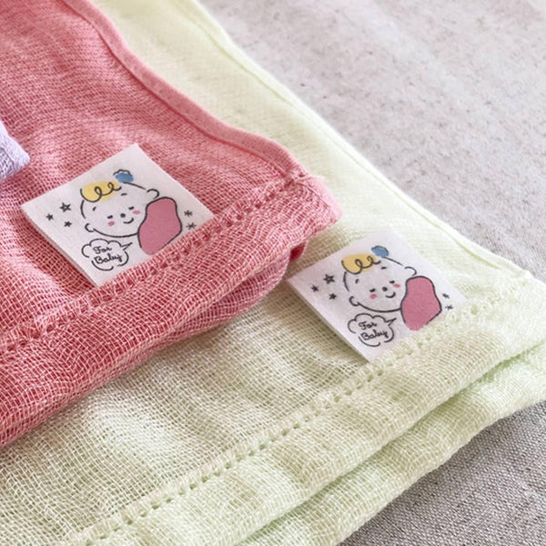 多合一嬰兒柔軟細布浴巾 100% 棉 33x70 厘米