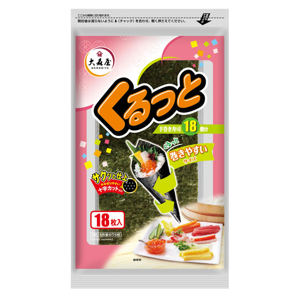大森屋海苔手捲壽司 18 張
