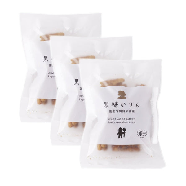 有機花林豆醬油紅糖米果 30g（3 包）