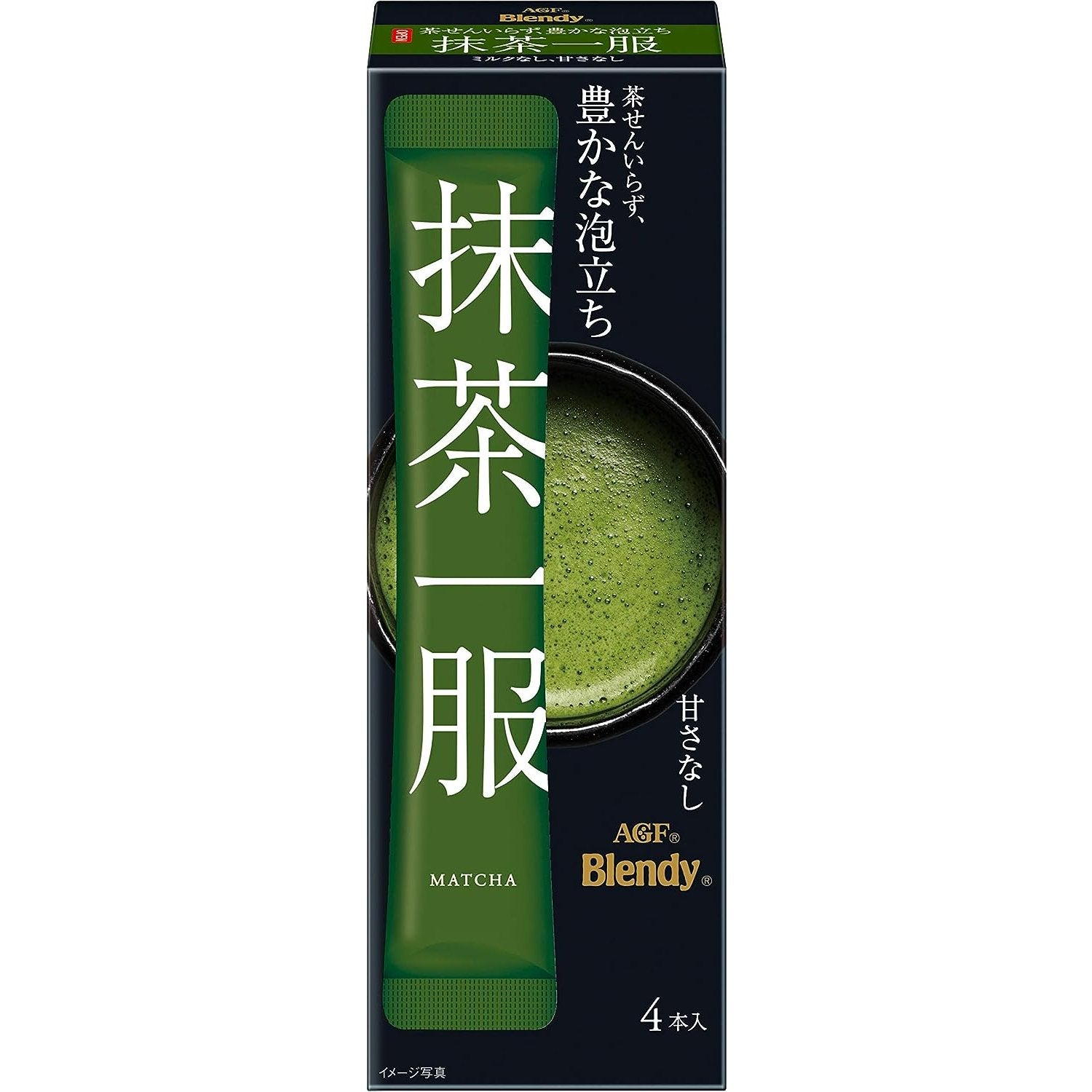 AGF Blendy 無糖抹茶綠茶粉 4 支裝