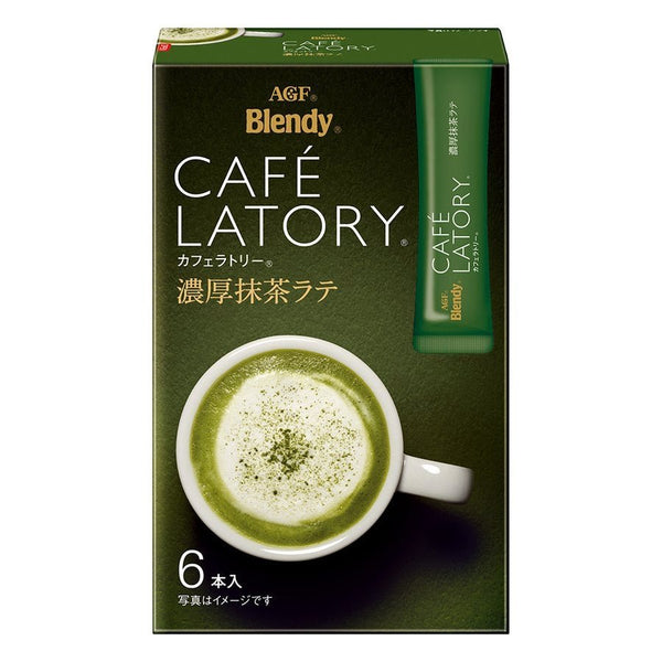 AGF Blendy Cafe Latory 抹茶綠茶拿鐵粉 6 支