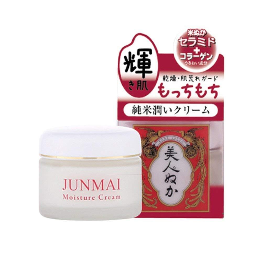美人糠純米米糠保濕乳霜無香43g