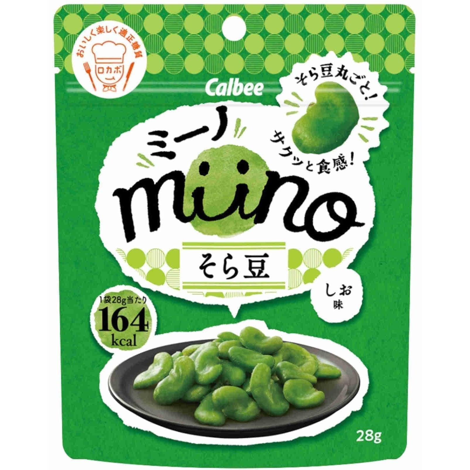 Calbee Miino 鹹綠蠶豆片 28g