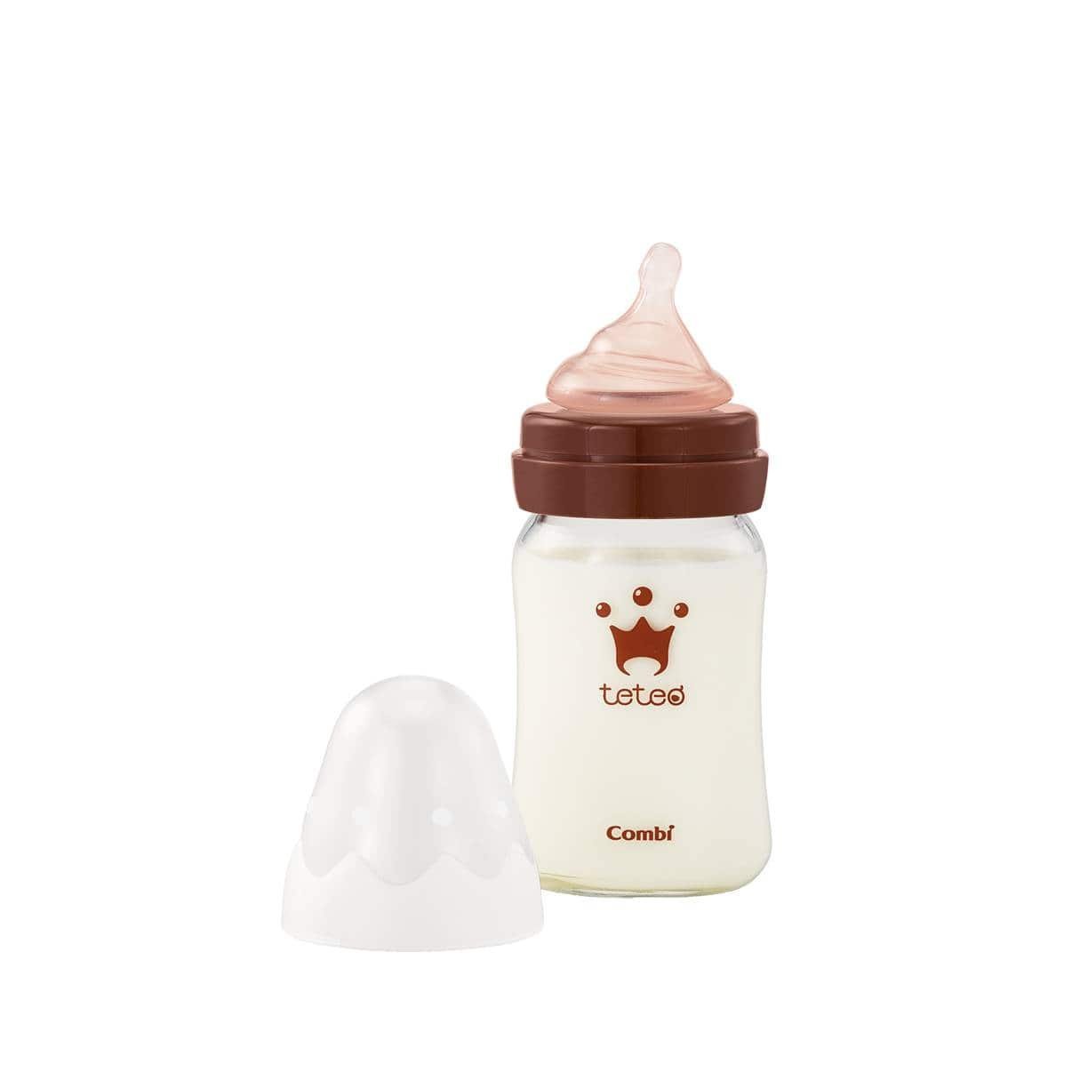 Combi Teteo 嬰兒奶瓶母乳哺育異形玻璃奶瓶 160ml