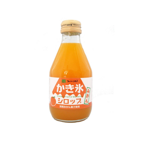 水果籃 橘子刨冰糖漿 無添加柑橘刨冰糖漿 180ml