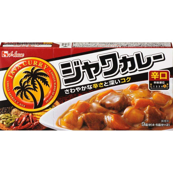 House Foods 爪哇咖哩熱（日本咖哩肉醬塊）185g