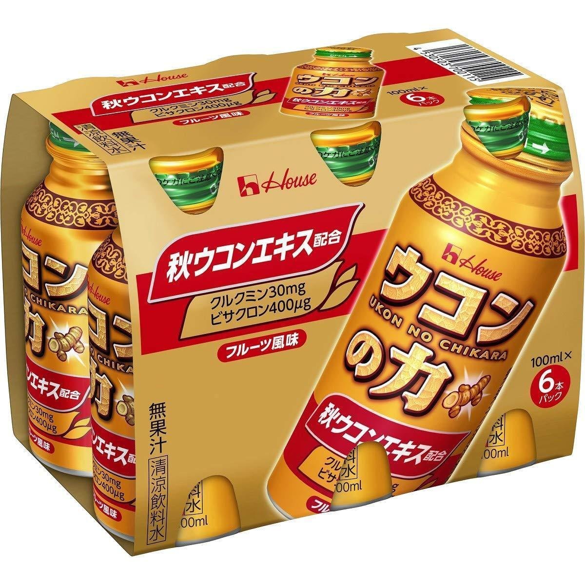 House Foods 薑黃補充飲料 6 瓶