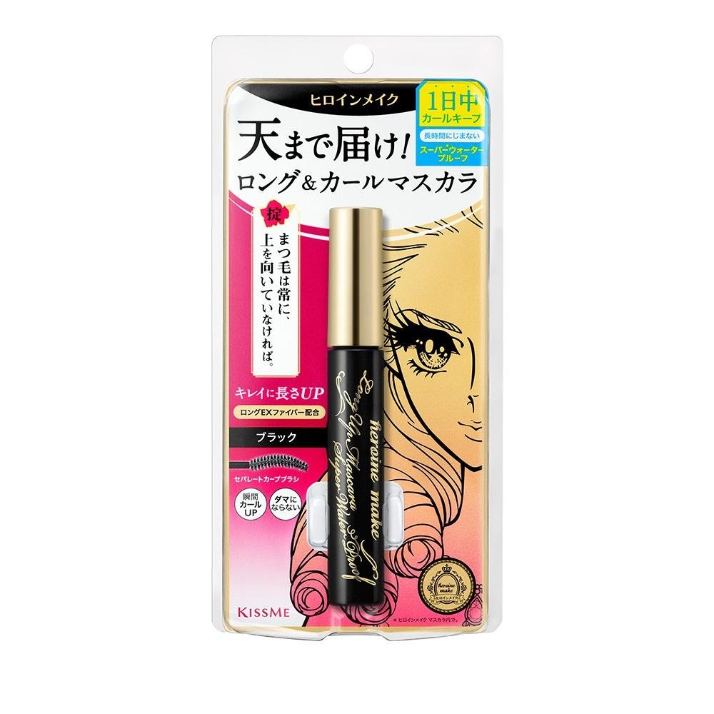 伊勢半 Kiss Me Heroine Make 超防水纖長捲翹睫毛膏 深黑色 6g
