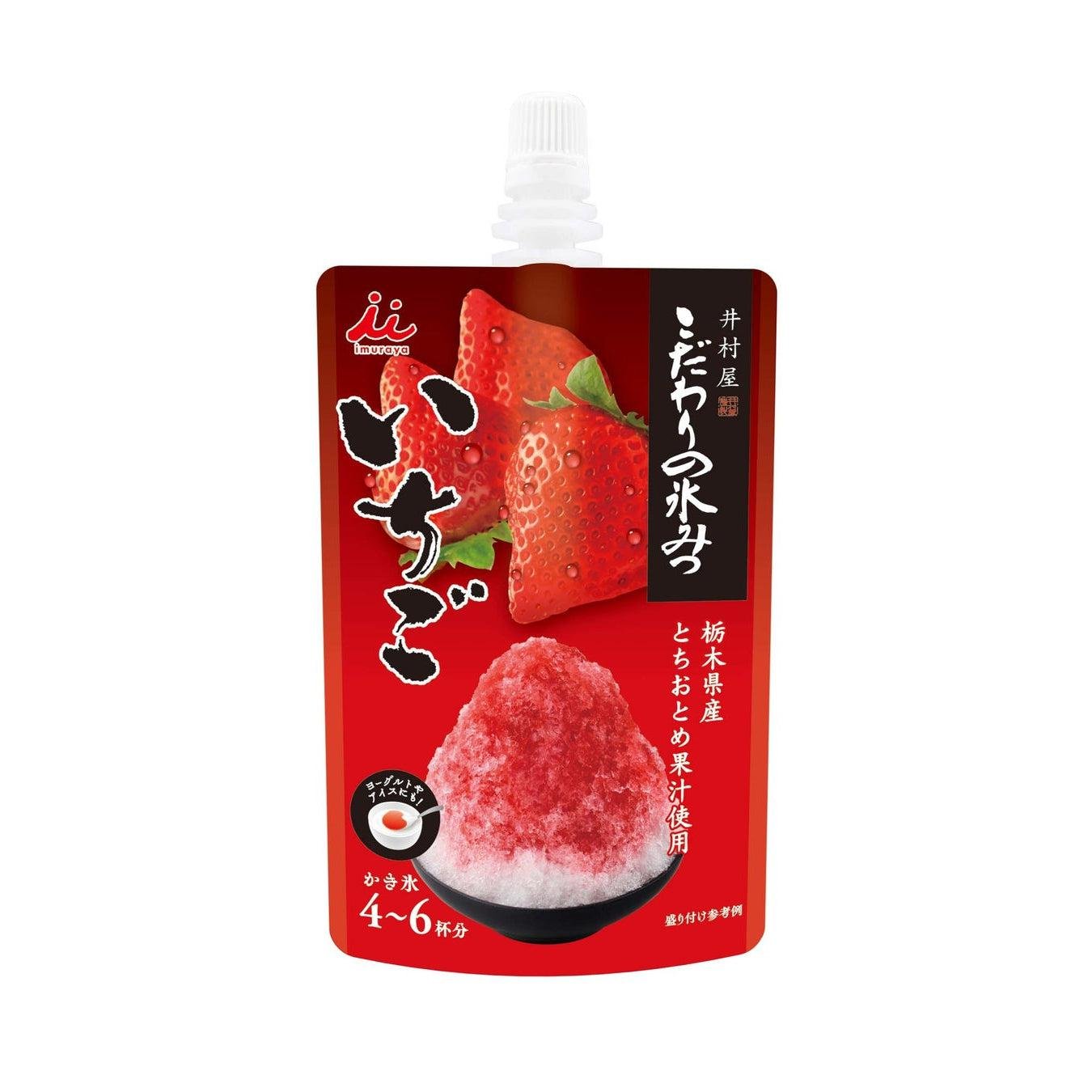 井村屋 一護 柿子糖漿 草莓刨冰糖漿 150g