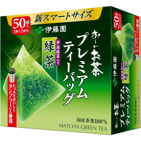 伊藤園 Oi Ocha 優質日本綠茶抹茶混合 50 袋