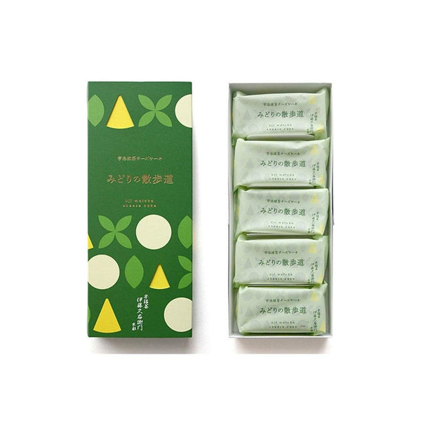 伊藤久右衛門 宇治抹茶綠茶烤起司蛋糕 5 塊