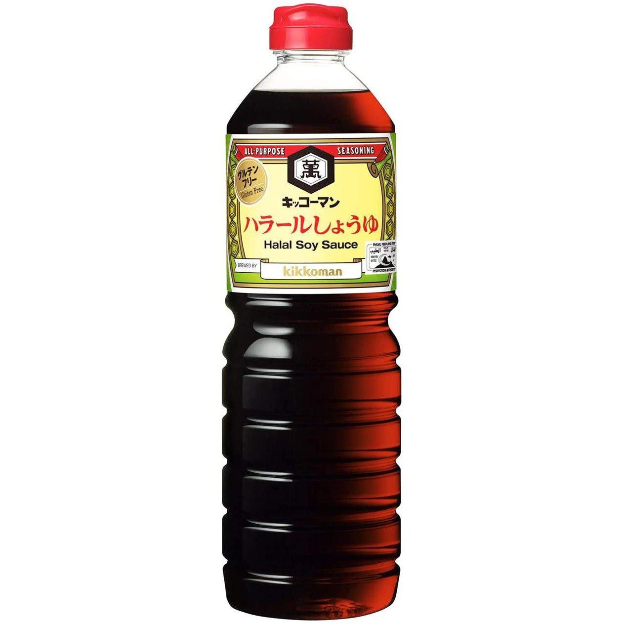 Kikkoman 清真無麩質日本醬油 1L