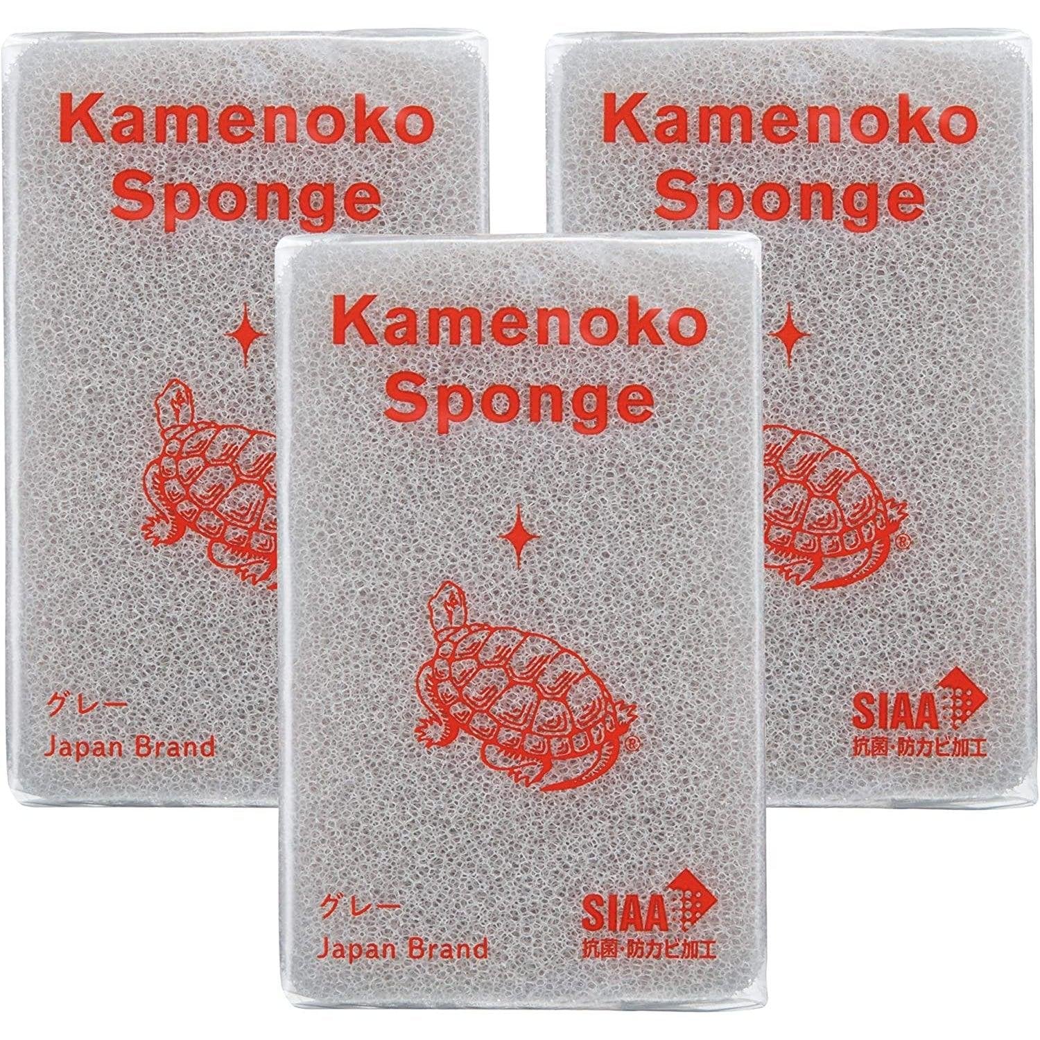 Kamenoko Sponge 耐用抗菌廚房海綿（3 件裝）