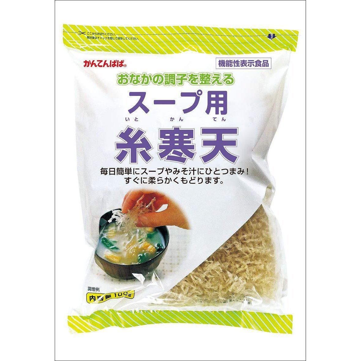 Kantenpapa 伊藤 Kanten 瓊脂 湯用瓊脂條 100g