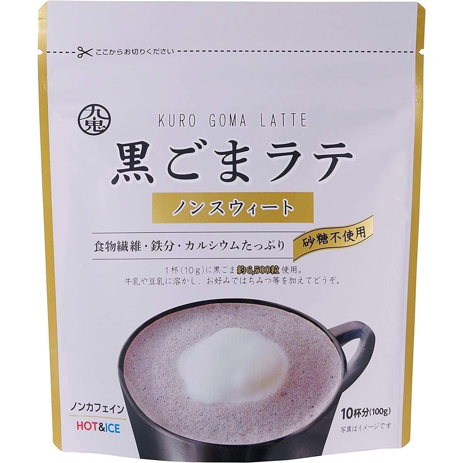 Kuki 無糖 Kuro Goma 拿鐵（日本黑芝麻拿鐵粉）100g
