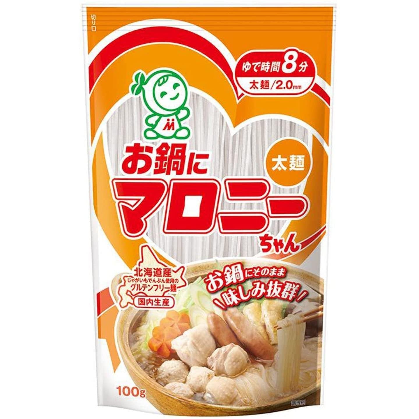 Malony 乾澱粉日本粗麵 100g