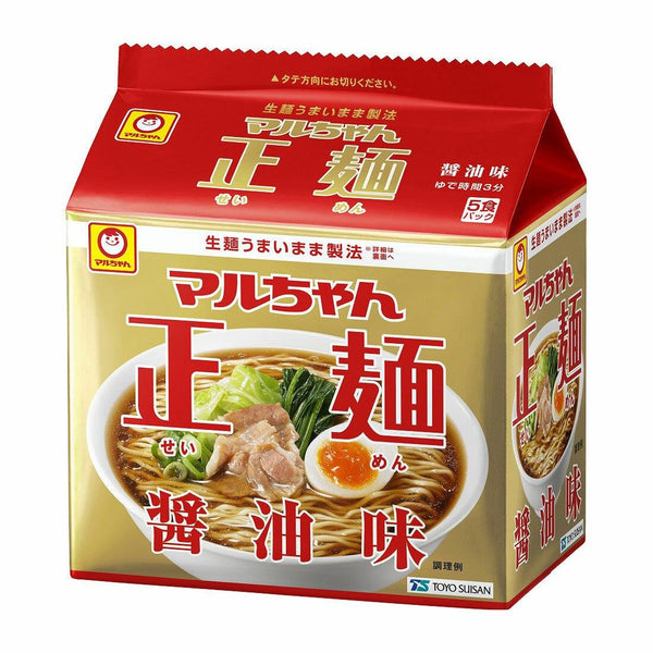 Maruchan 生麵醬油拉麵泡麵 5P