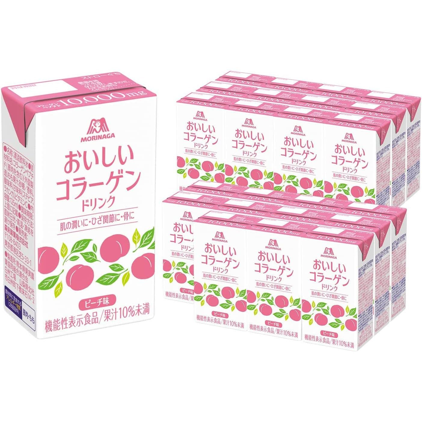 森永大石膠原蛋白飲品 桃子口味 (24 包)