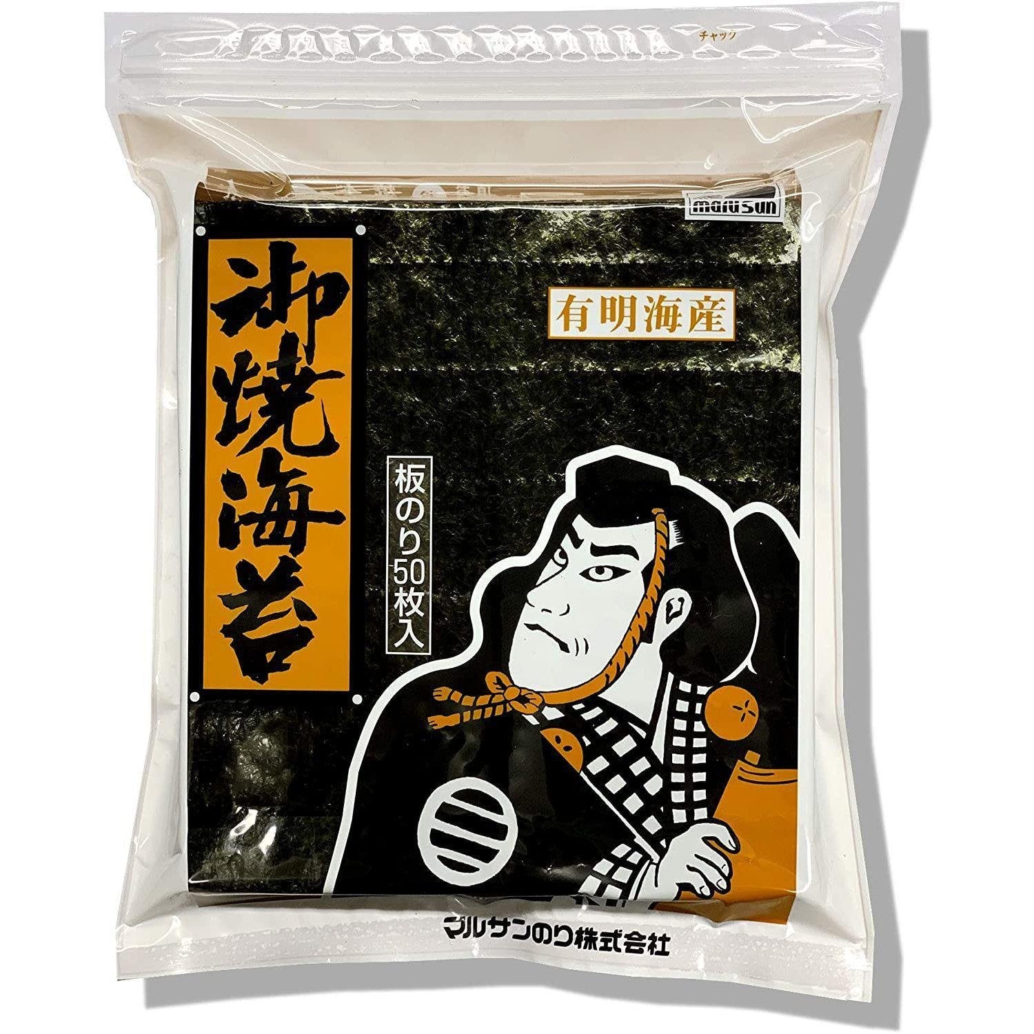 Marusan Ariake 海藻片全尺寸 50 克拉。