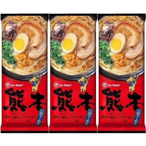 Marutai 熊本 Ma-Yu 黑蒜油豬骨泡麵 3 包