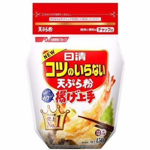 Nisshin 日本天婦羅麵粉混合輕脆麵糊 450g