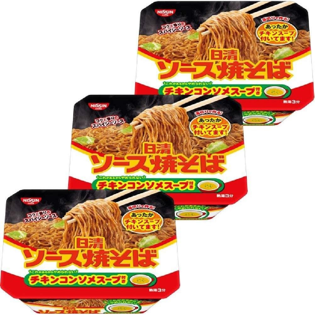 日清醬炒麵日式杯裝炒麵（3 包）