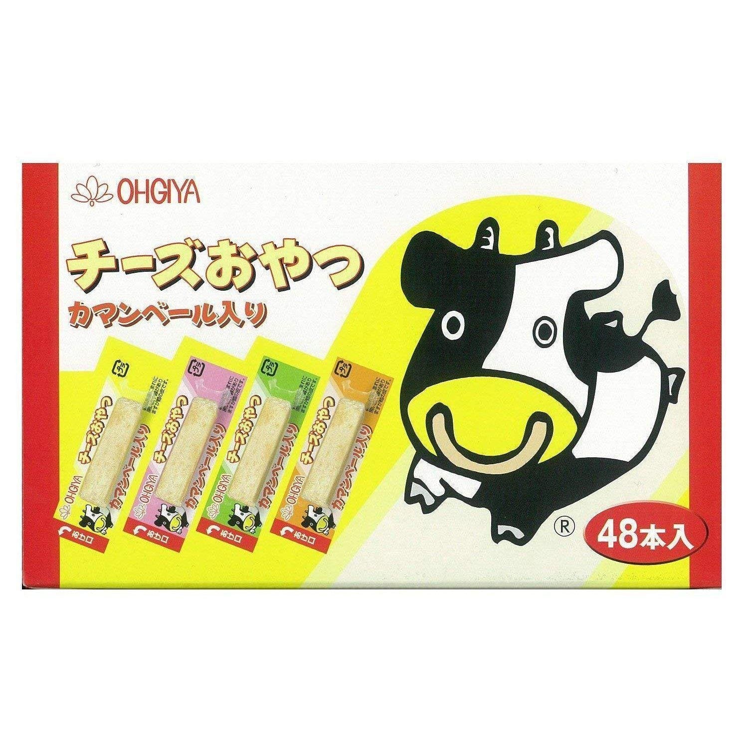 Ohgiya 起司棒零食卡蒙貝爾起司 48 條