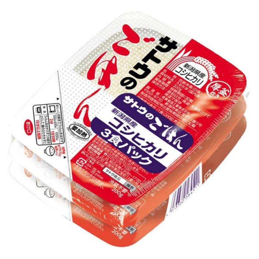 佐藤五飯即食新潟越光米（3份裝）